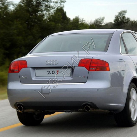 Бампер задний в цвет кузова Audi A4 B7 (2005-2007) под парктроники Бампер задний в цвет кузова Audi A4 B7 (2005-2007) под парктроники