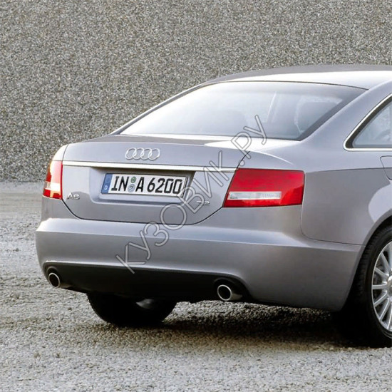 Бампер задний в цвет кузова Audi A6 C6 (2004-2008) Бампер задний в цвет кузова Audi A6 C6 (2004-2008)