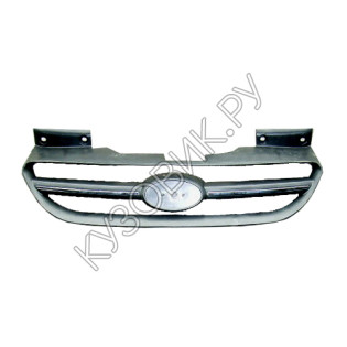 Решетка радиатора с хромированным молдингом Hyundai Getz (2005-) рестайлинг