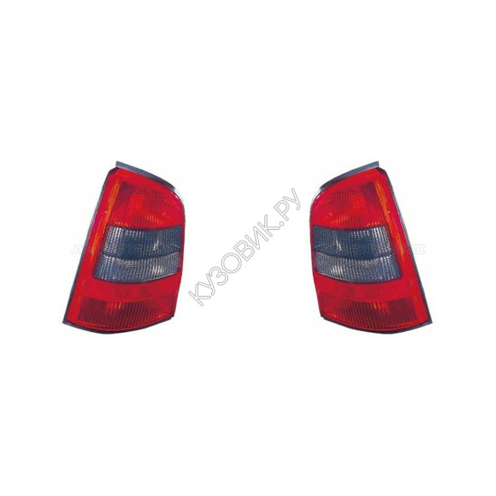 Фонари задние Опель Вектра Opel Vectra B (1995-2002) комплект 2 штуки левый и правый TYC высокое качество