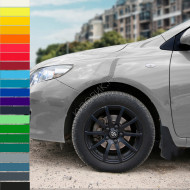 Крыло переднее левое в цвет Toyota Corolla E150 (2006-2010) дорестайлинг с отверстием под повторитель