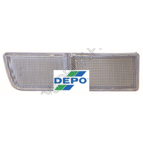 Катафот правый в передний бампер Volkswagen Golf 3 (1991-1997) DEPO